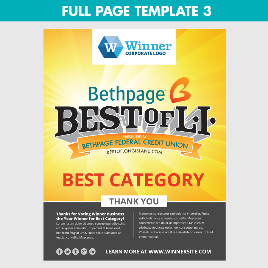 full page template 3