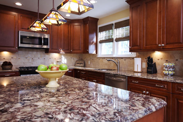 kitchen with granite countertops by alure