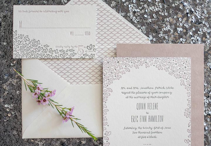 elegant stationery by ipanema