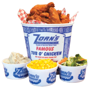 zorn's famous tub o' chicken