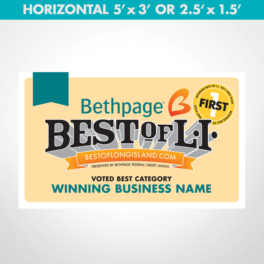 besf of long island horizontal banner sizes