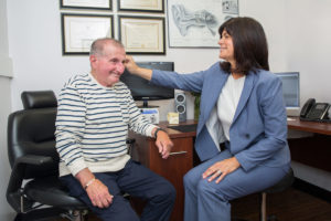 older patient visits audiologist