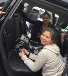 cleaning car interior