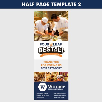 half page winners ad template 2