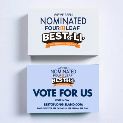 we've been nominated cards